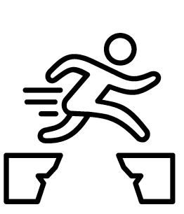 icon of a man running